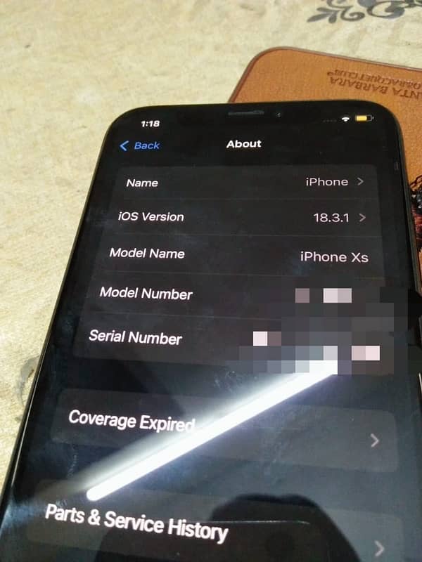 iphone xs non pta factory unlock black colour  condition 10by9.5 3