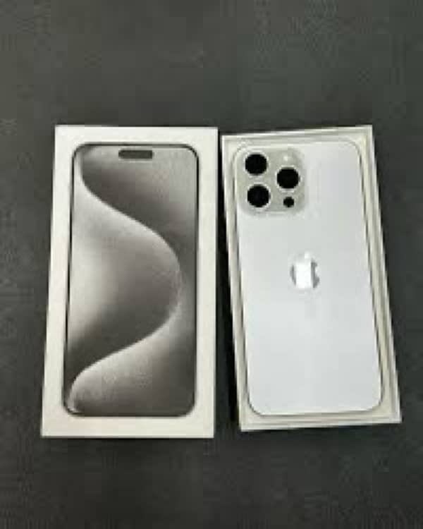 iphone 15 pro max white non pta factory unlock 0