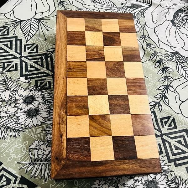 Pure Shesham Wood Made Chess 1