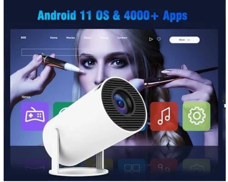 HY300 PRO Full Hd Home Theatre Smart ProjectSmart Projector Android 11 8