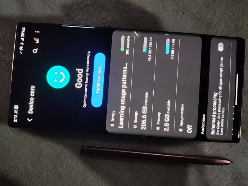 Samsung Not 20 ultra 5G 6