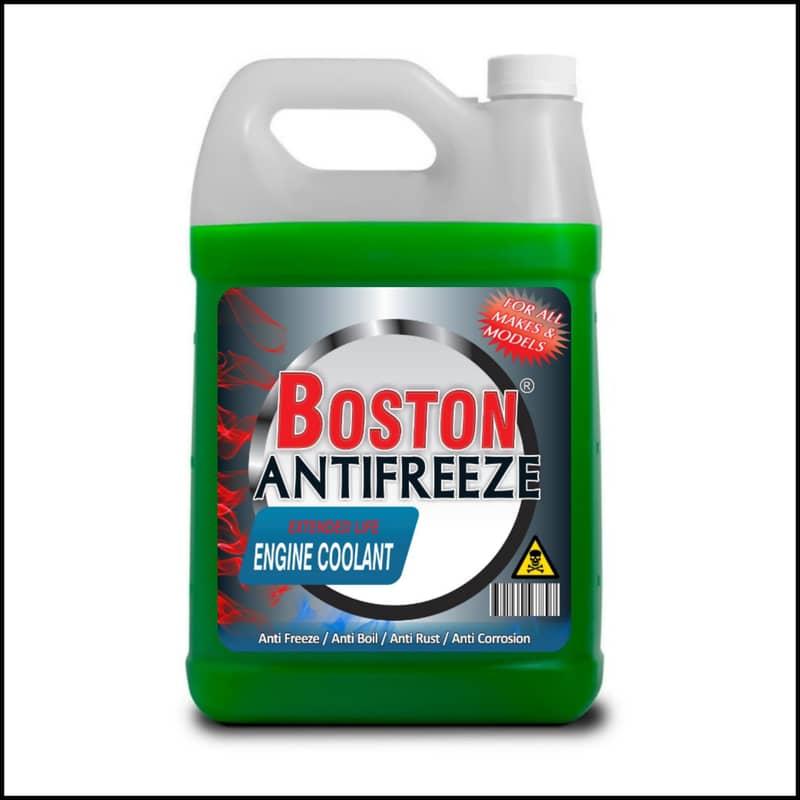 4 LITER |GREEN/PINK | BOSTON ANTIFREEZE ENGINE COOLANT | READY TO USE. 4