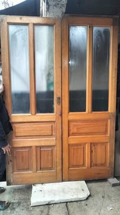 Solid wood main doors