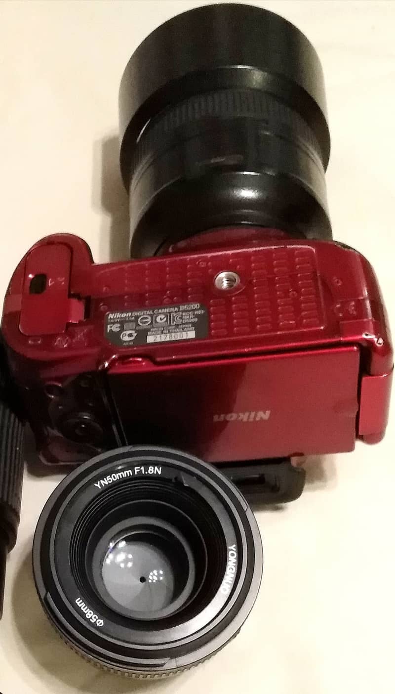 Nikon D5200 Red + 50mm F1.8 Portrait Lens, 1st Owner 10/10 Condition 5