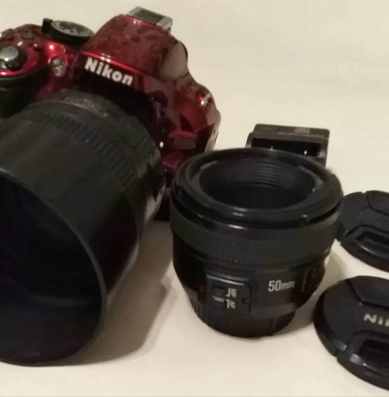 Nikon D5200 Red + 50mm F1.8 Portrait Lens, 1st Owner 10/10 Condition 6