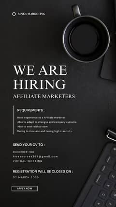 Hiring affiliate marketers