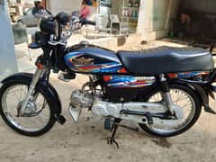 Super star 70cc bike like Zero meter.      clean and mint condition