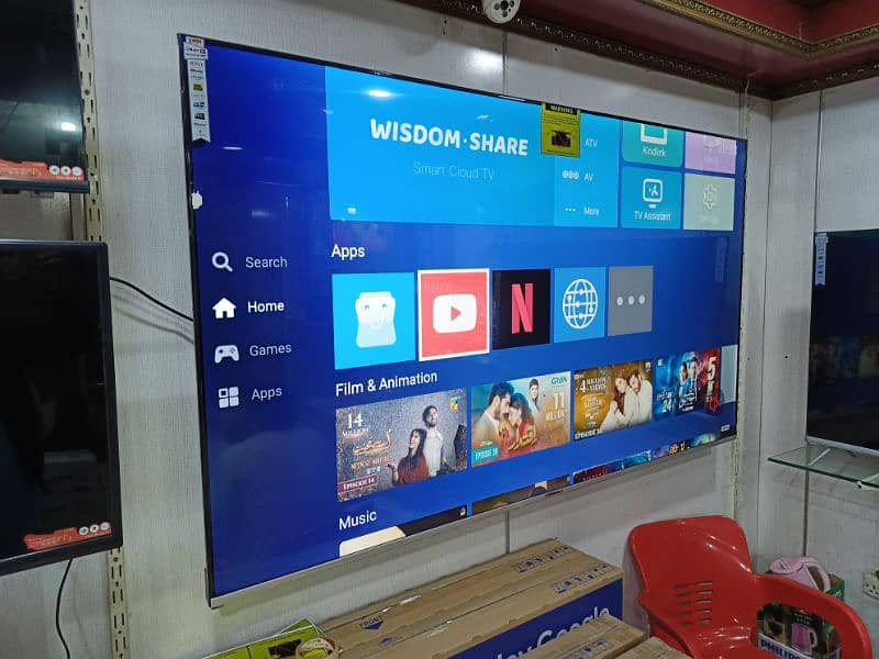 85 inch WiFi led tv android samsung  03227191508 0