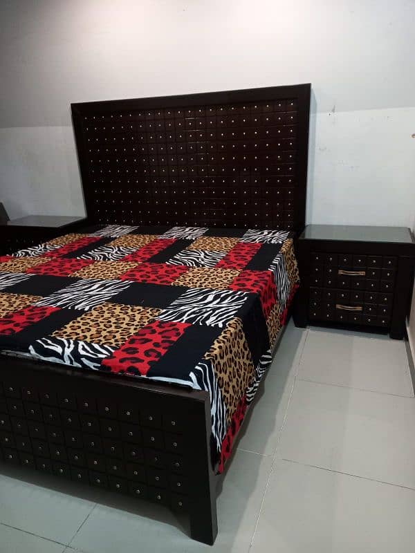 Habitt  bedroom set new condition urgent sale 8