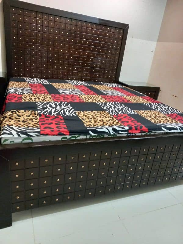 Habitt  bedroom set new condition urgent sale 11