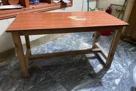 wooden table