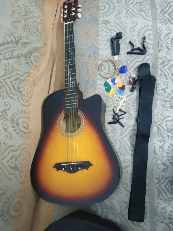 Guitar with all accessories 1