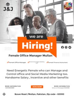 FEMALE OFFICE MANAGER