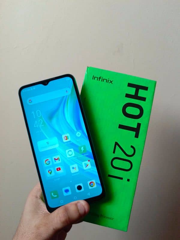 Infinix Hot 20i Sealed With box urgent sell 5