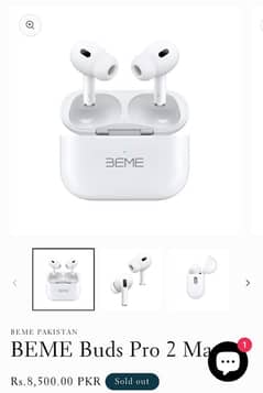 Beme Airpods Buds Pro 2 Max