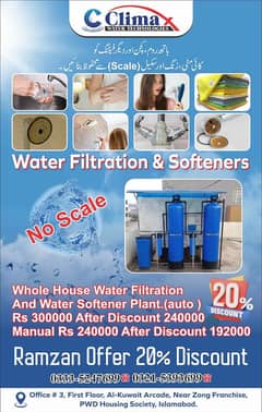 Water softener plant auto/manual