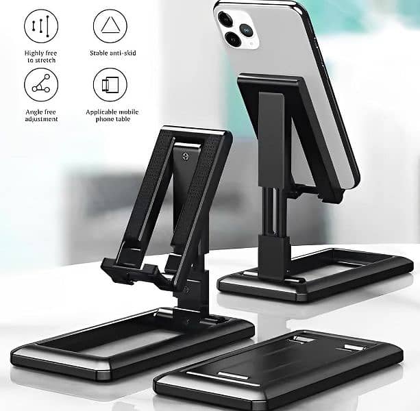 Premium Black Abs Plastic Tripod Stand _1 Pcs 0