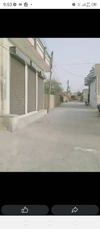 Shadab Colony F2 2Marla Corner Commercial Shops Urgent For Sale 4