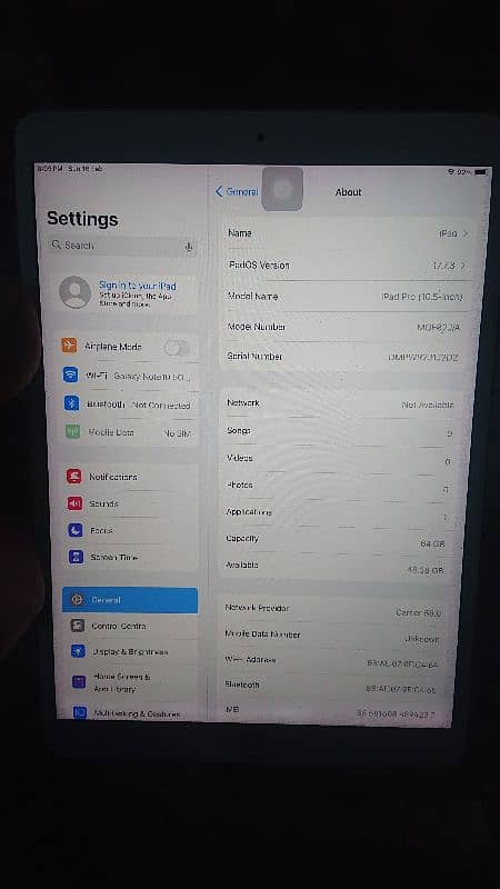 ipad pro 10.5 sim working 7