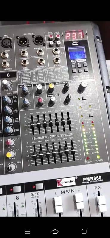 k audio mixer 860 PMR ourginal china 2year wornty 1