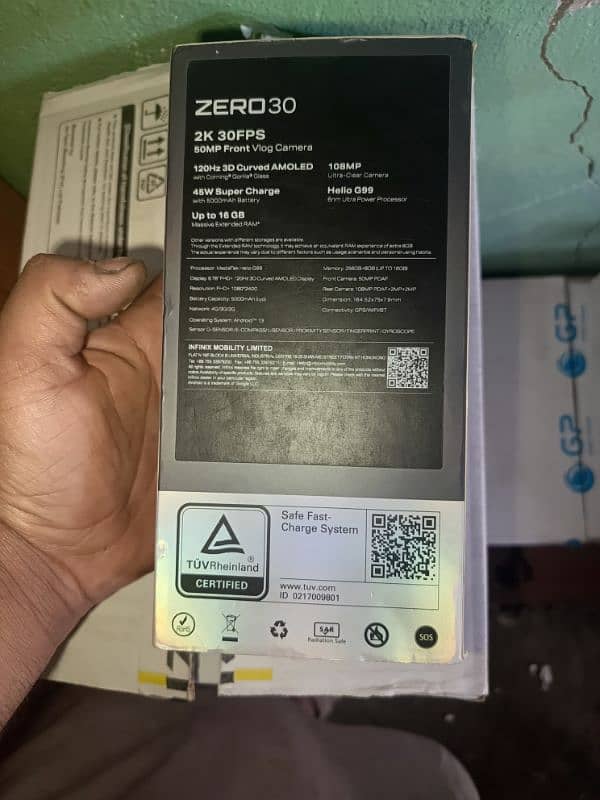 infinx zero 30 8+8,256gb 11