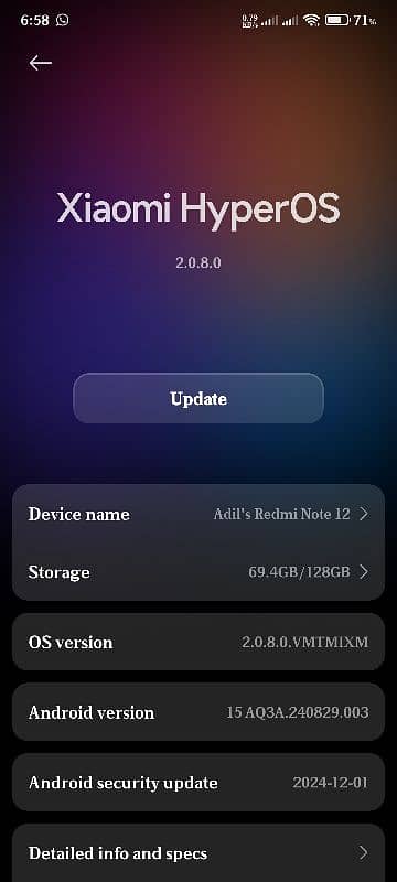 Redmi note 12, 10/10 7