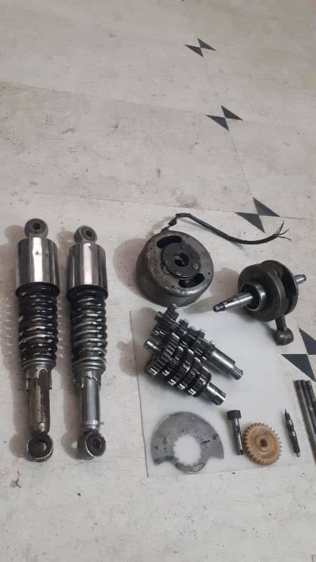 Some Parts Of Kawasaki Gto 125 2