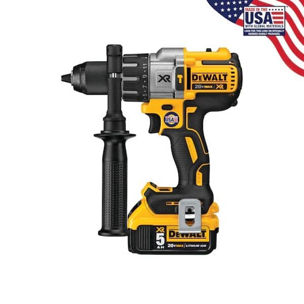 Dewalt usa 20V MAX* XR Brushless Cordless 1/2 in. Hammer Drill/Driver 2