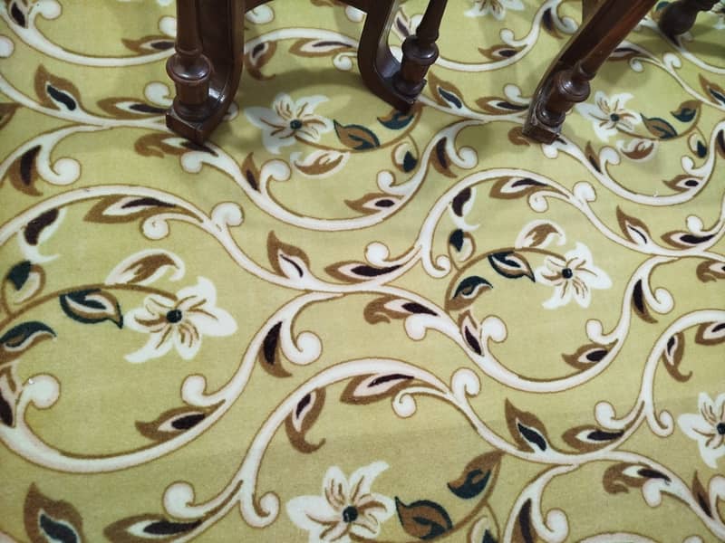 Light lemon print carpet for sale foam attecd 1