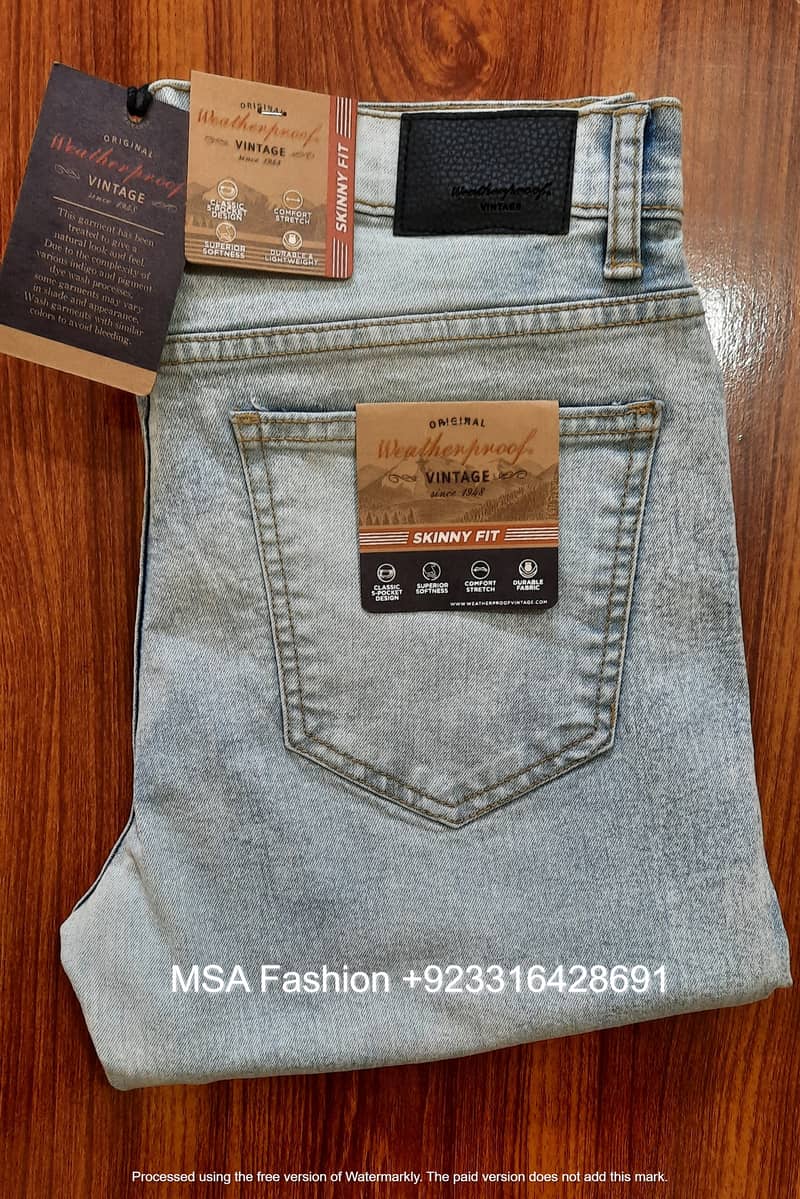  Premium Branded Export Jeans | A+++ Quality | Free Delivery 0