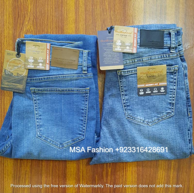  Premium Branded Export Jeans | A+++ Quality | Free Delivery 2