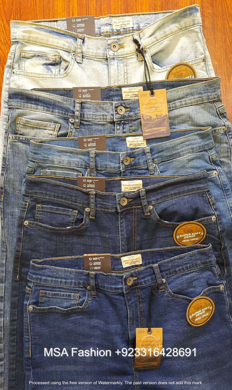  Premium Branded Export Jeans | A+++ Quality | Free Delivery 4