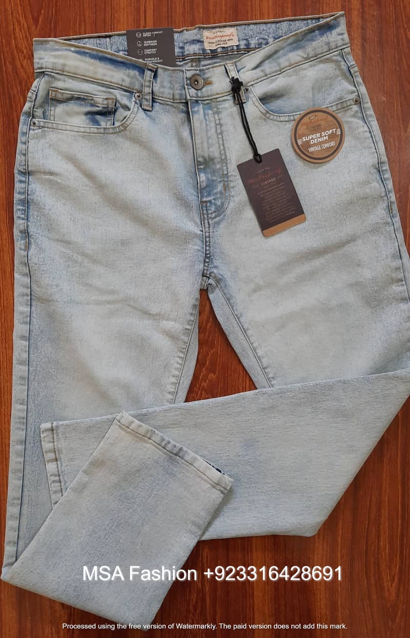  Premium Branded Export Jeans | A+++ Quality | Free Delivery 5