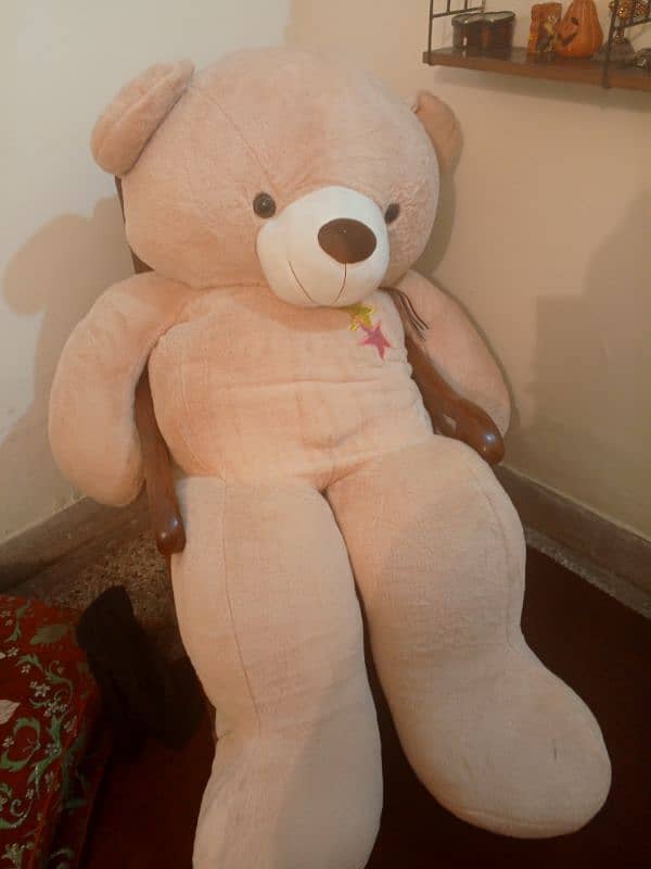 big stuff teddy bear full jumbo size 5.4 inches hight 1