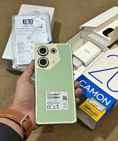 tecno camon 20 complete box