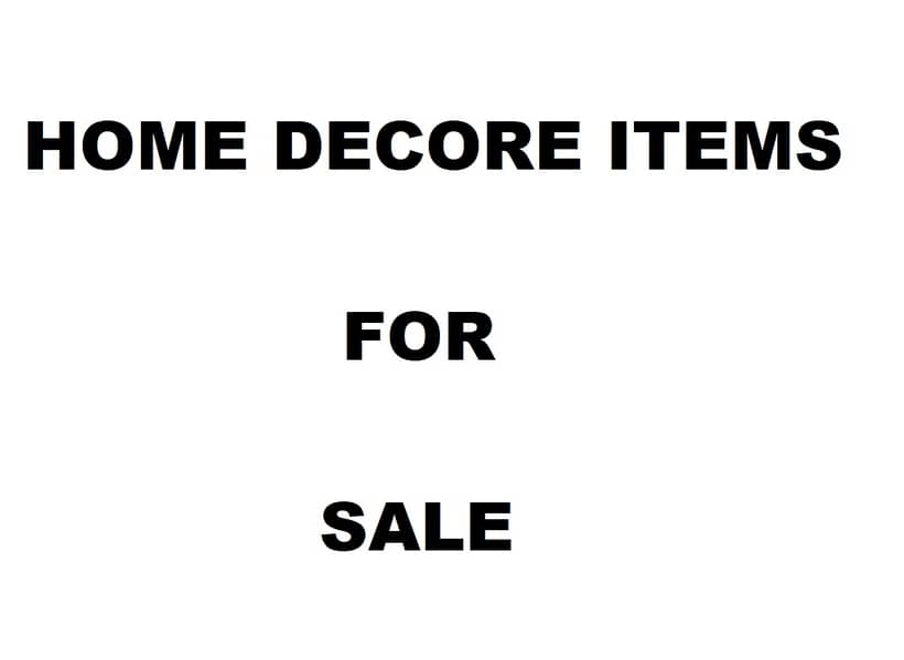 Multiple Miscellaneous Home items for Sale 0