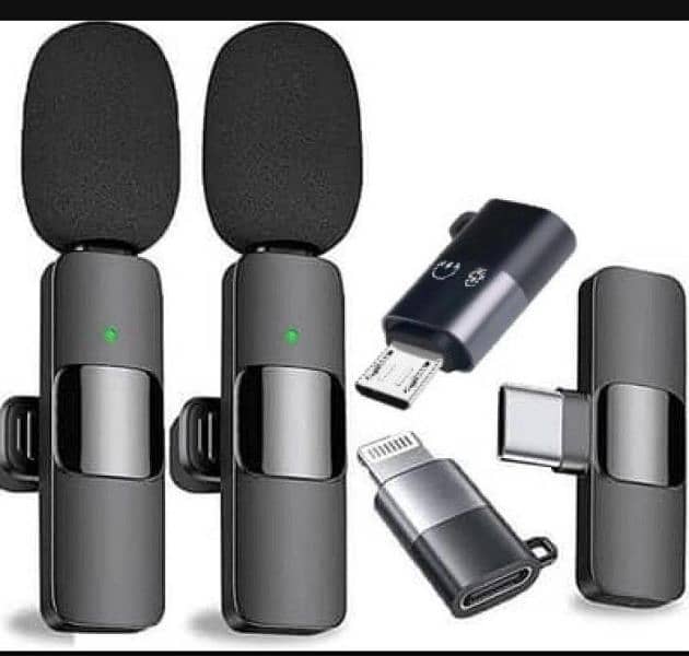 Black Microphone with Active Noise Cancellation 4