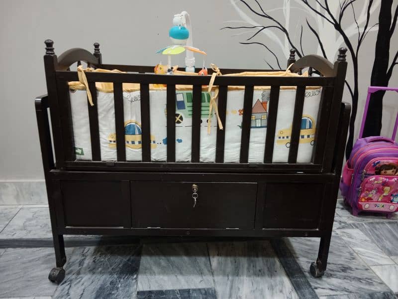 baby wooden bed (Accessories available) 2