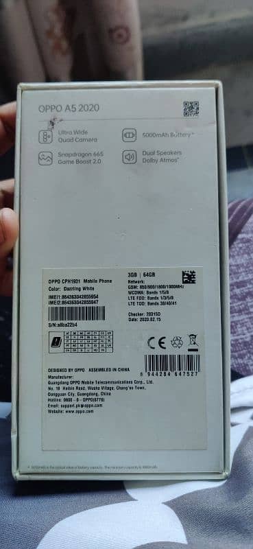 Oppo A5 2020 with Box 9