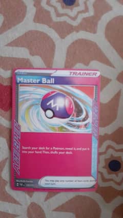 Master Ball Trainner . Ultra legendary and rare. Pokémon card