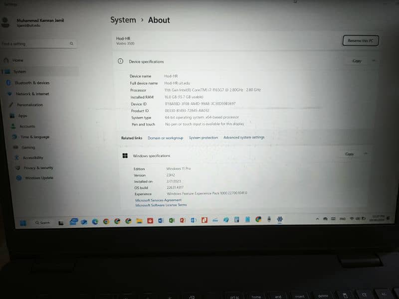 Dell | i7 | 11th Gen | 16 GB RAM | 512 GB SSD | 1 TB HDD | 15.6" FHD 5