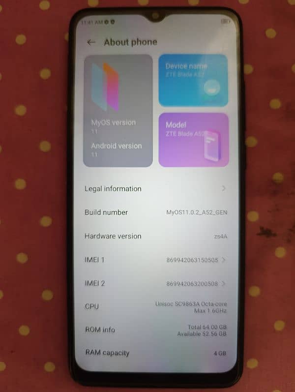 ZTE Blade A52 4/64 1