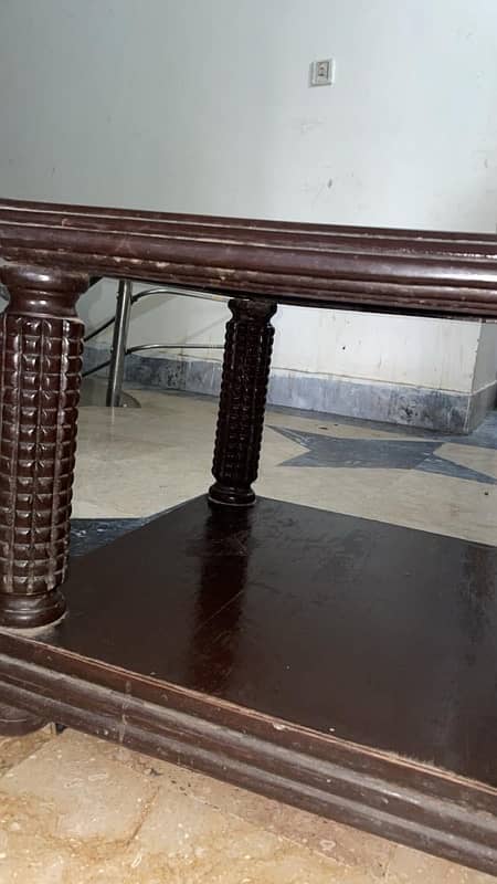 used 2 wooden tables for sale 0