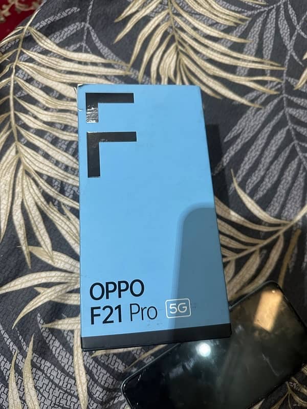 oppo F21 pro 5G  with box 2