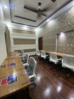 1200 seqFt Furnished Office With All Setup Office