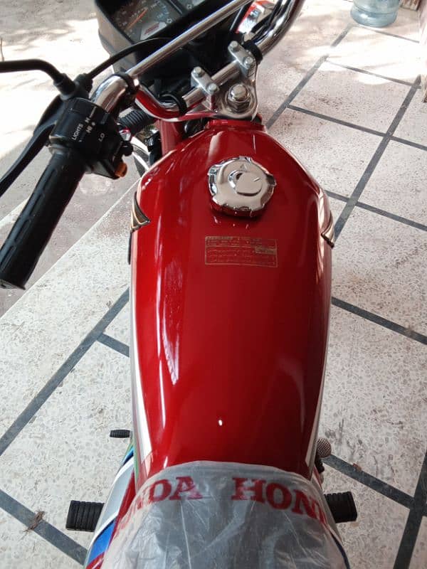 Honda CG 125 antique piece 2023red 5