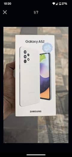 SAMSUNG A52 WHITE FOR SALE 8/128