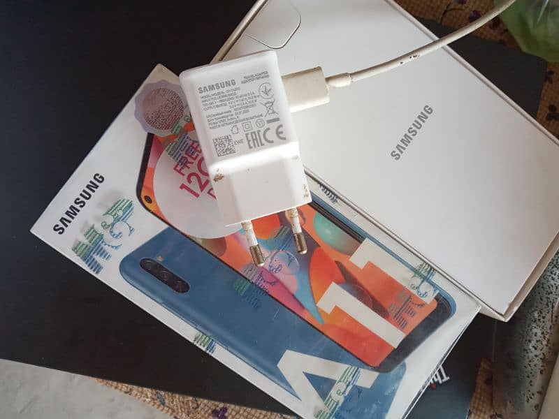 Samsung A11 with box and orignal charger 2