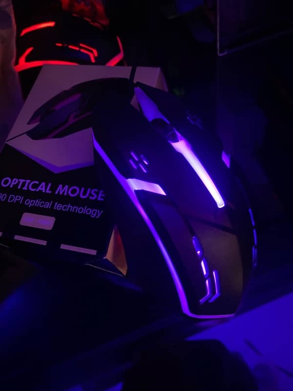 OPTICAL RGB MOUSE LEISHE BRAND 4