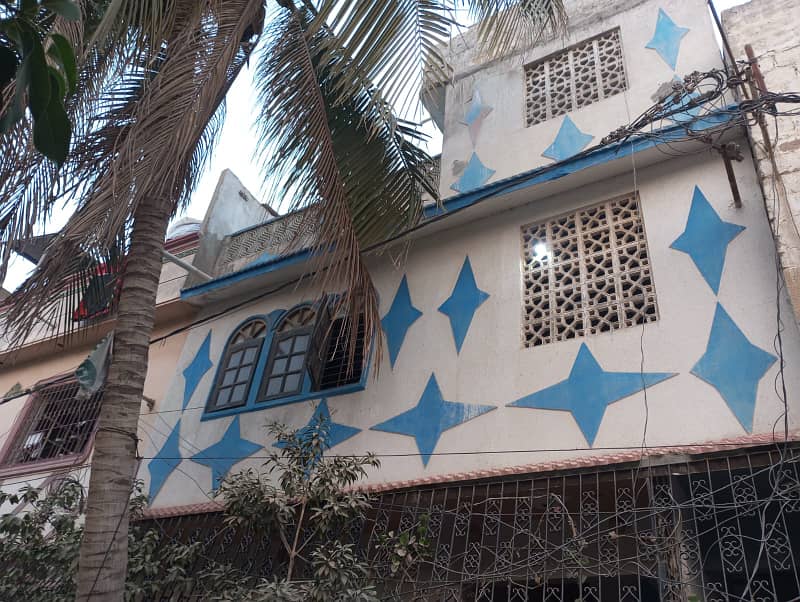 SECTOR -03. BEAUTIFUL RENOVATED WEST OPEN GROUND PLUS ONE HOUSE NORTH KARACHI 7